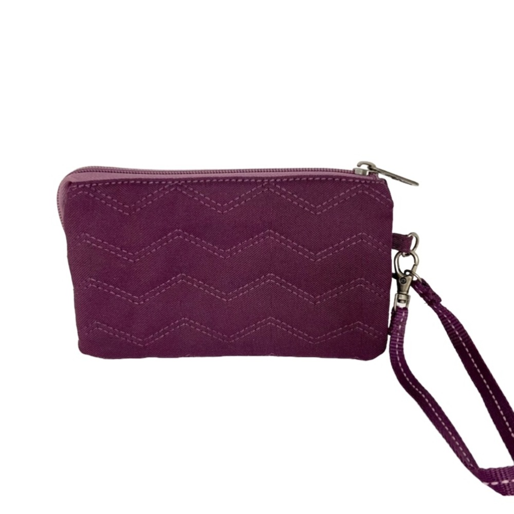 Thirty-One Wristlet Wallet Zippered Chevron Design
